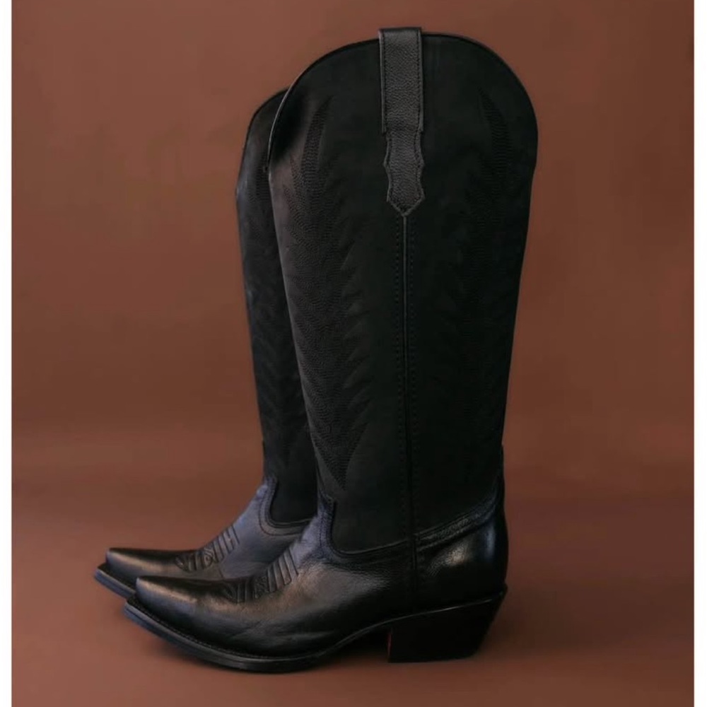 Women’s Rockem Sierra Black Leather Boots